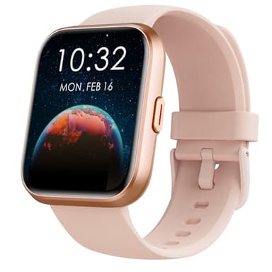 Smart Watch for Women(Answer/Make Call), Alexa Built-in 1.8" Touch Screen Fitness Watch with SpO2 Heart Rate Sleep Monitor, 100 Sport, IP68 Waterproof Step Counter Ladies Smartwatch for iPhone Android