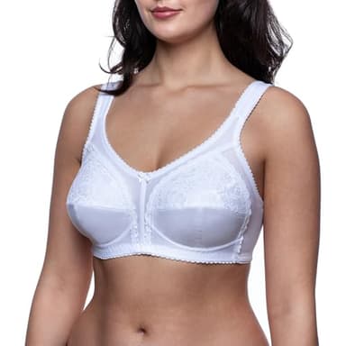 frugue Women's Post Surgery Post Op Mastectomy Bra White UK 38 D