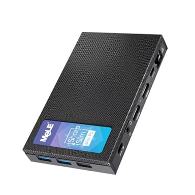 MeLE Fanless Mini PC Quieter 4C N100(up to 3.4GHz) 16GB RAM 512GB,Portable, Ultra-Slim and Silent Micro Computer, HDMI Display Full-Functioned USB-C WiFi5 BT5.1 Gigabit Ethernet for IOT Office