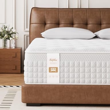 Single Mattress,3FT Orthopaedic Medium-Firm Single Mattress,11.02 Inch Foam and Pocket Springs Rolled & Compressed,Comfort-Pressure Relief for Supportive Sleep and Spinal Alignment for Healthy Sleep