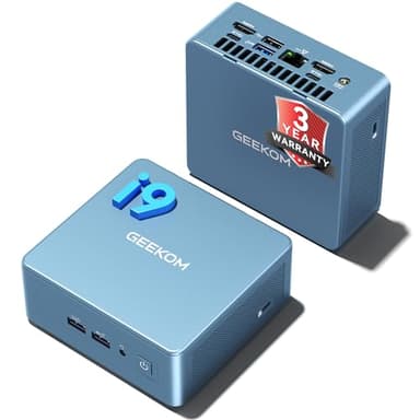 GEEKOM [Definitive Flagship Award IT13 Mini PC Windows 11 Pro,with Intel i9-13900HK(Up to 5.4GHz) 16GB RAM (Up to 96GB)& 1TB SSD,4K@120Hz Quad Display/Dual USB4/6×USB for Graphic Design/Video Editing