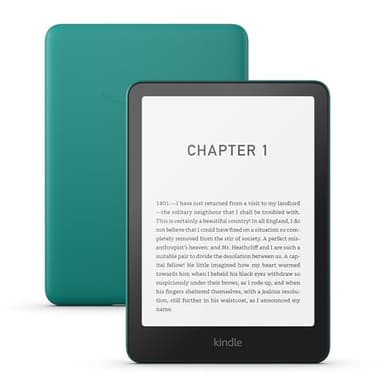 Amazon Kindle Paperwhite (newest gen) – Our fastest Kindle ever, with new glare-free display and weeks of battery life – 16 GB – With Ads - Jade