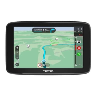 TomTom Car Sat Nav GO Classic, 5 Inch, with Traffic Congestion and Speed Cam Alert trial thanks to TomTom Traffic, EU Maps, Updates via WiFi, Integrated Reversible Mount