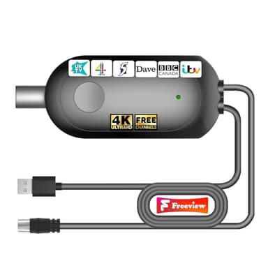 TV Aerial Booster Amplifier 2026 – High Gain Freeview HD Signal Booster, Digital TV Signal Amplifier for Indoor Aerial, Reduces Pixelation & Improves Weak Reception, Low Noise USB Powered