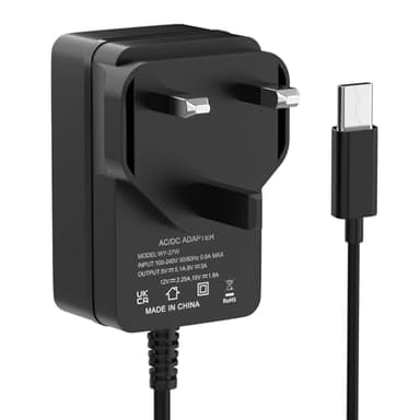 27W Power Supply Compatible with Raspberry Pi 5, USB C PD Adapter Power Adapter for Raspberry Pi 5 8GB 4GB