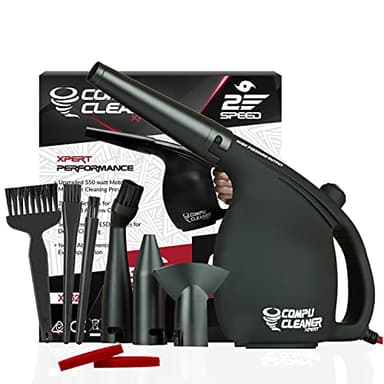IT Dusters CompuCleaner Xpert - Electric Air Duster Blower for PC, Laptop, Console, electronics and Home Cleaning, environmental alternative to spray air can duster keyboard cleaner