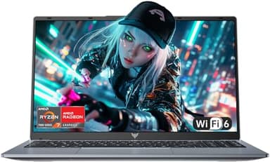 ACEMAGIC 15.6" FHD Laptop with Ryzen 5 7430U (Processor up to 4.3GHz) 8 Core - 16GB RAM DDR4x2 512GB SSD Laptops Computer, HD Display, HDMI, BT5.2, 3*USB3.2, Type-C, Dual Speakers, 65W Adapter, WiFi 6