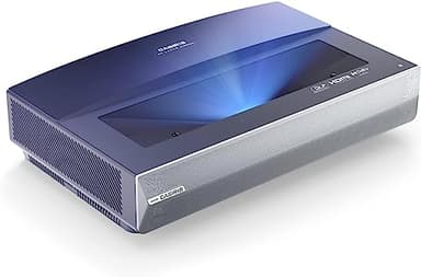 CASIRIS A6 Ultra Short Throw Projector, Smart Projector with Wifi and Bluetooth, 1080P Full HD with Speaker, 3000 ANSI 4k Home Cinema, WIFI6/5G Triple UHD Laser TV
