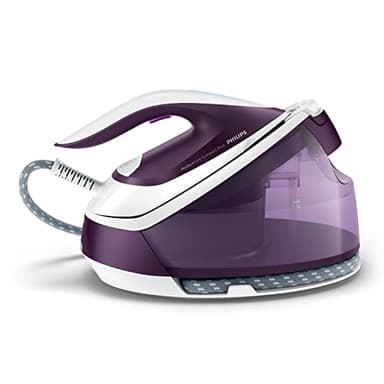 Philips PerfectCare Compact Plus steam generator - 2400W, 450 g, 6.5 bar pressure, OptimalTEMP Technology, 1.5 L tank, Purple/White (GC7933/30)