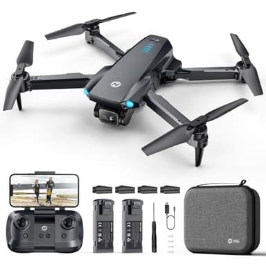 Holy Stone HS290 Foldable Drone with 1080P HD FPV Camera for Beginners, RC Quadcopter with Optical Flow, APP Control, Tap Fly, 3 Speed Modes, 2 Modular Batteries, Toys Gifts for Boys and Girls