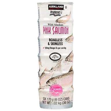Kirkland Signature Trident Wild Pink Salmon - Pack of 6 X 170G