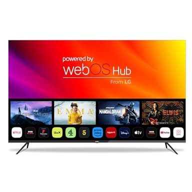 Cello 75″ inch Smart Ultrafast WebOS Full HD TV with Freeview Play FreeSat, Bluetooth. Netflix, Apple TV+, Prime Video, Paramount+, BBC iPlayer Frameless Bezel Made in the UK