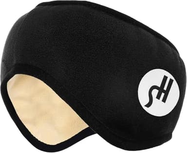 YIANZZ Sleep Ear Muffs Soundproof Sleeping Eye Mask Noise Reduction Sleeping Ear Wrap Adjustable Ear Warmer Headband Noise Cancelling Ear Covers Black