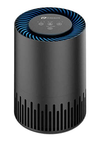 PureMate Air Purifier for Home, Quiet Air Cleaner with True HEPA Filter with 4 Speeds and Sleep Mode, Night Light, Odors Dust Mold for Allergens Smokers Pollen Pet Hair