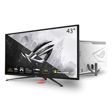 ASUS ROG Strix XG43UQ HDMI 2.1 Gaming Monitor — 43-inch 4K, 144 Hz, 1ms MPRT, AMD FreeSync Premium Pro technology, DSC, ELMB Sync, DisplayHDR 1000, DCI-P3 90%, Shadow Boost, Remote Control