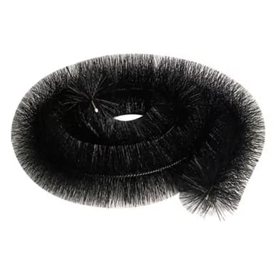 Hedgehog Gutter Brush Guard System 4 Metre x 100mm Black