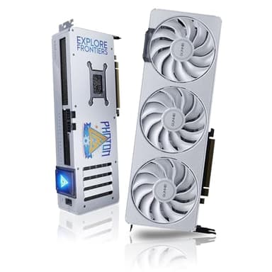 GUNNIR Intel Arc B580 Photon OC 12GB GDDR6 2850MHz Triple-Fan Black Graphics Card, 192-bit, PCIe 4.0, HDMI/DP, 4K Support, Mid-Range Gaming & Content Creation (B580 Photon 12GB GDDR6 - White)