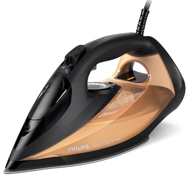 Philips Azur 7000 Series Steam Iron – Blast Through Tough Creases with 250g Boost, 50g/min Continuous Steam, 2800W Fast Heat-Up, Vertical Steam, Non-Stick Elite Soleplate (DST7040/80)