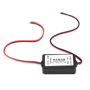 For Reverse Camera Power Relay - 12V Dc Car Rearview Camera Rectifier Car Backup Camera Power Relay Capacitor Rear Camera Filter Rectifier