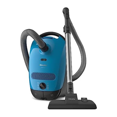 Miele Classic C1 Junior Powerline Vacuum Cleaner with Bag and Strong Suction Power, Universal Brush, Very Light, Colour Tech Blue