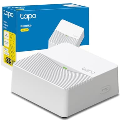 Tapo H200 Smart Hub with Alarm & Chime, Works with Tapo Switches, Buttons, Sensors, Cameras and Video Doorbells, Connect Up to 64+4 Devices, 19 Ringtones, Low-Power Wireless, Local microSD Storage