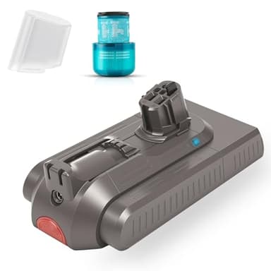 V11 Battery Replacement Compatible with Dyson Button Click in Installation Style V11/Extra/Absolute/Animal/Torque Drive/Outsize/V15/SV15/SV22 Cordless Vacuum Battery (Not for Screw-in Models)