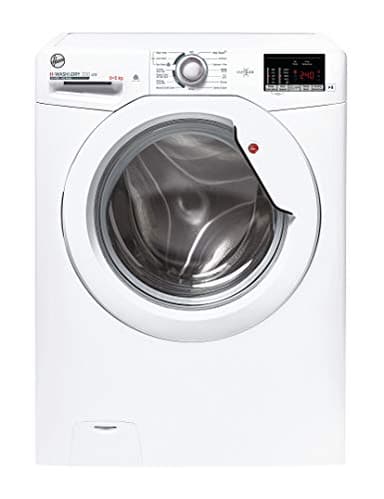 Hoover H-WASH&DRY 300 LITE Freestanding Washer Dryer, 8 Kg Wash + 5 Kg Dry, 1400 RPM, Combined Cycle Class E, NFC & IoT App, Care Cycles & KG Mode, White, 60x53x85 cm - H3D 4852DE/1-80