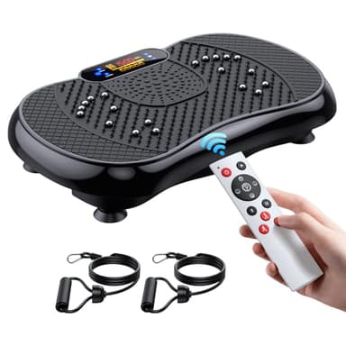 PBYRD Vibration Plate Exercise Machine, Lymphatic Drainage Machine for Weight Loss, Full Body Workout Vibrate Fitness Platform with 5 Program Modes , 330LBS Capacity Vibrating Plate for Body Shaping