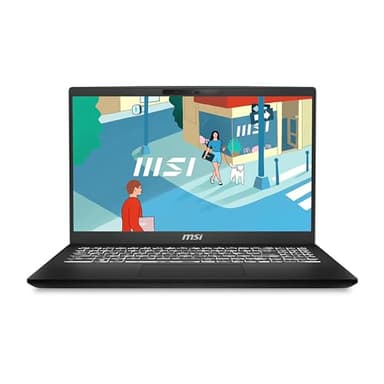 MSI Modern 15H Laptop | Intel i5-13420H | IrisXe Graphics | 15.6" FHD IPS Screen | 16GB RAM | 512GB SSD | Windows 11 Home Plus | Classic Black