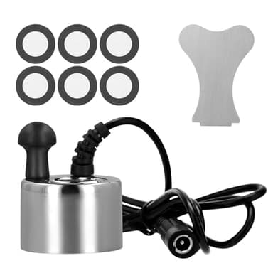 Offfay Transducer Compatible with Dimplex Opti-Myst, RM-1220 Electric Wall Fire Replacement for M-011B M011B Heater, Dimplex Transducer for Optimyst Fire, 6 Transducer Discs and One Removel Tool