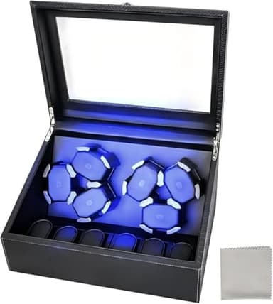 hightall Luxury Automatic Watch Winder for Rolex/Omega/Cartier for Automatic Watches with Whisper-Quiet Motor (<5dB), Anti-Scratch Memory Foam & Stable Base