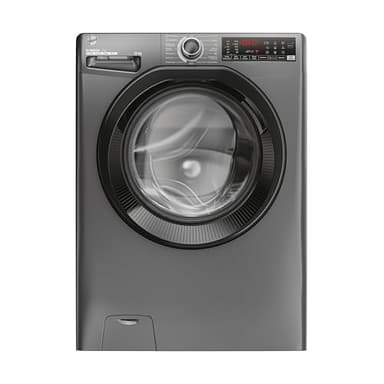 Hoover H-WASH 350 12kg Freestanding Washing Machine, 1400 RPM, A Rated, ECO-Power Inverter Motor, hOn App, 60 Programmes, Eco Doser, Power Care System, Graphite, 60x68x85 cm - H3WPS4126TAMBR80
