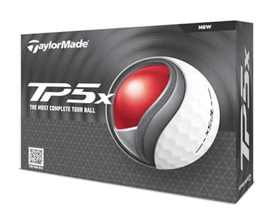 TaylorMade TM24 TP5x Golf Balls 12 Ball Pack White