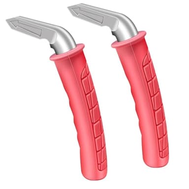 EILITWAY Portable Car Door Handle Assist - 2 Pack Vehicle Support Handle, Easy Sit to Stand Assistance for Seniors and Handicapped, Supports Up to 450 Pounds (Red)