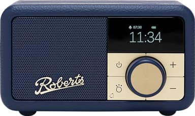 Roberts Revival PETITE2 FM/DAB/DAB+ Digital Radio with Bluetooth, Midnight Blue