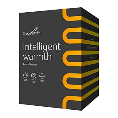 Snuggledown Intelligent Warmth Electric Blanket Double - Luxury Heated Blanket with Dual Controls, Foot Warmth & 9-Heat Settings | 100% Cotton Casing, Auto Shut-Off, Washable (135 x 190cm)
