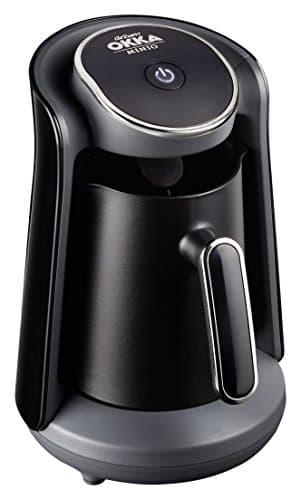 Arzum OK004-K Turkish Coffee Machine, Plastic, 480 W,0.3 liters, Black/Chrome