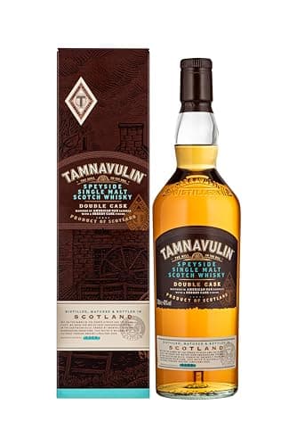 Tamnavulin Speyside Single Malt Scotch Whisky Double Cask 70cl | The Signature Speyside Malt | Tamnavulin Double Cask | Speyside Tamnavulin Whisky | 40% vol Scotch Whisky