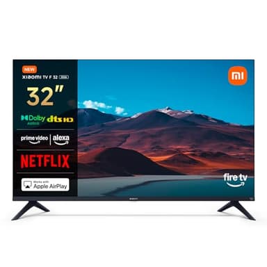 XIAOMI TV F 32, 32 Inch (81 cm), HD, Smart TV, Fire TV, Dolby Audio™, DTS Virtual:X, DTS-HD, Alexa Voice Control, Works with Apple AirPlay