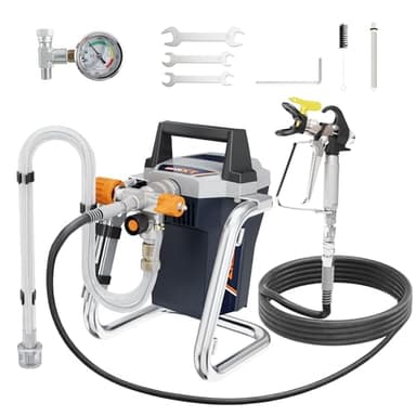 MAXXT Airless Paint Sprayer, 1300W Electric Fence Garden Paint Spray Gun for Furniture Wall Door DIY