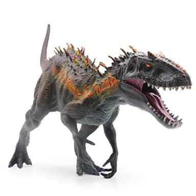 SIENON Large Dinosaur Toy Tyrannosaurs Rex 34CM, Realistic Jurassic Dinosaur Toy Figure, Plastic Hand-Painted D-Rex Model Educational Dino Playset for Kids Party Cake Decorations