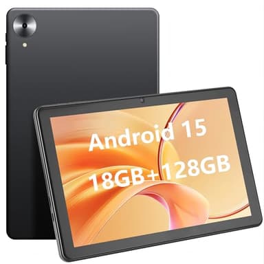 Paaxoo Android Tablet,18GB(6+12) RAM 128GB ROM Tablets 10.1 inch Android 15 Tablets, 1280x800 IPS HD Touchscreen,6000mAh Battery, Bluetooth, Dual Camera, GMS, WiFi(Gray)