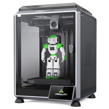 Creality K1C 3D Printer, 600mm/s High-Speed Auto Leveling Clog-Free Robust Direct Extruder K1 SE Upgraded 3D Printer with AI Camera, 300°C Printing Silent Mode Support Carbon Fiber Filaments