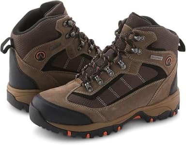 Nevados Trail Mens Waterproof Genuine Leather Lightweight Breathable Lace Up Memory Foam Hiking Outdoor Trekking Ankle Boots (Brown, UK Footwear Size System, Adult, Men, Numeric, Medium, 11)