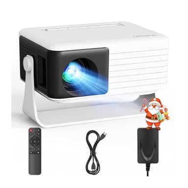 Yoton Y3 Mini Projector 2026 Upgraded Auto Keystone Portable Projector for bedroom, 15000 Lumens, 50% Zoom, 1080P Supported, Compatible with iOS/Android/TV Stick/HDMI/USB/TF Card（Black）