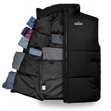 Americanista Travel Vest, Black, XL