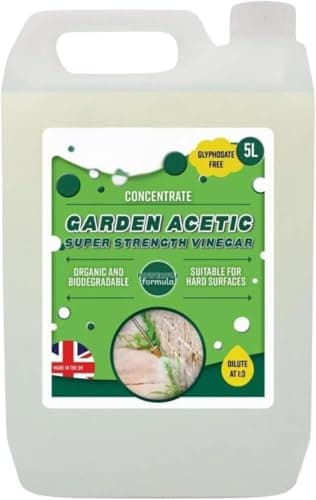 Dunnet Tools 10L Garden Acetic Acid Vinegar Vinegar For Weed Killing Concentrated Outdoor Patio Cleaner For Garden Driveways Pet-friendly Weed Killer
