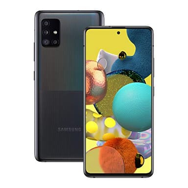 Samsung Galaxy A51 5G Prism Cube Black 128GB Android Smartphone, SIM Free Mobile Phone (Renewed)
