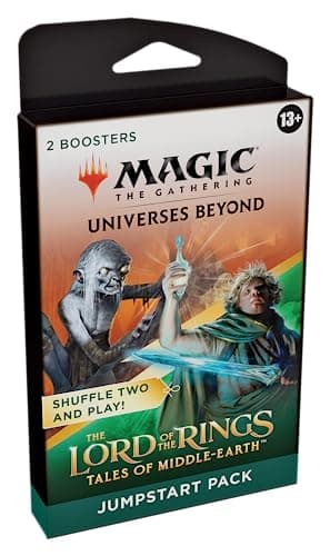 Magic The Gathering The Lord of the Rings: Tales of Middle-earth Jumpstart Booster 2-Pack – Combine for 1 Jumpstart Deck (40 Cards, Including Lands)