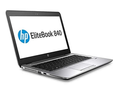 HP Elitebook 840 G4 14" Notebook, Windows, Intel Core i5 2.6 GHz, 8 GB RAM, 256 GB SSD, Silver (1GE42UT#ABA) (Renewed)